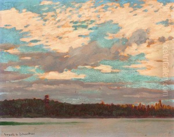 Untitled - Shoreline Oil Painting by Francis Hans Johnston