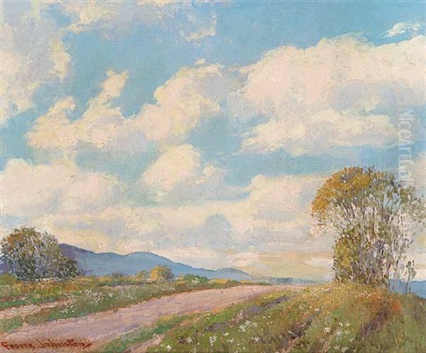 The Road To Town Oil Painting by Francis Hans Johnston