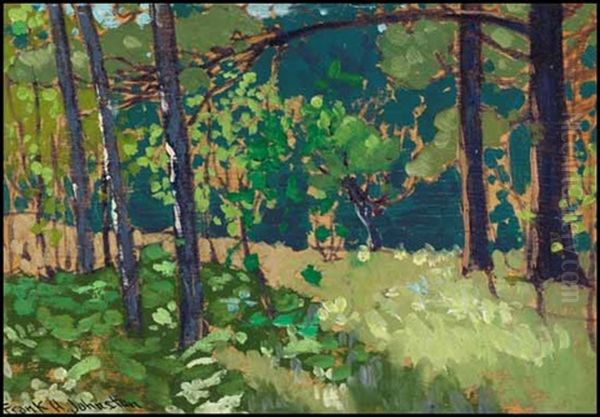 Woodland Glade, Manitoba Oil Painting by Francis Hans Johnston