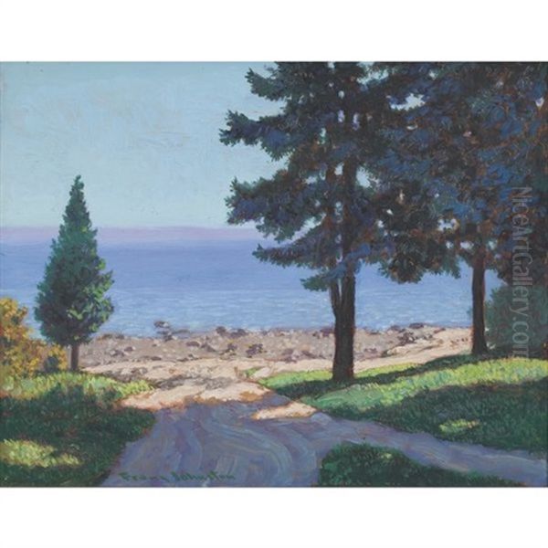 Autumn Sunlight, Georgian Bay Oil Painting by Francis Hans Johnston