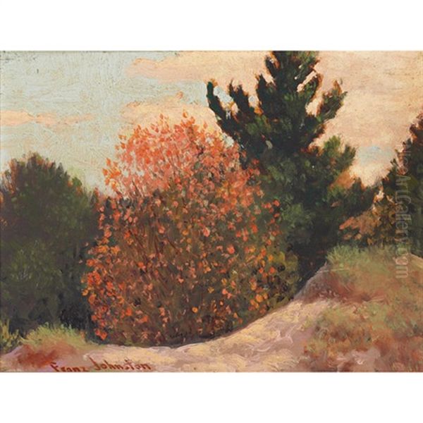 October Oil Painting by Francis Hans Johnston