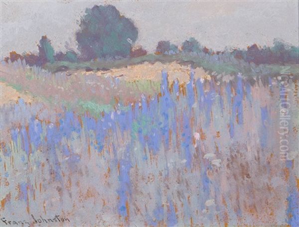 Warm And Hazy Oil Painting by Francis Hans Johnston