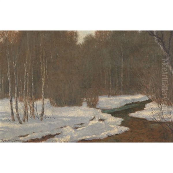 Breath Of Spring Oil Painting by Francis Hans Johnston