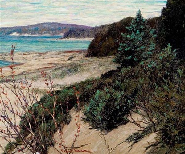 Georgian Bay - September Oil Painting by Francis Hans Johnston