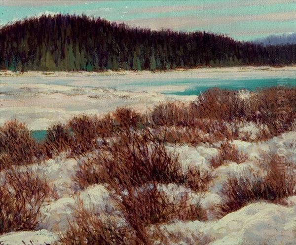 Cariboo Creek Oil Painting by Francis Hans Johnston