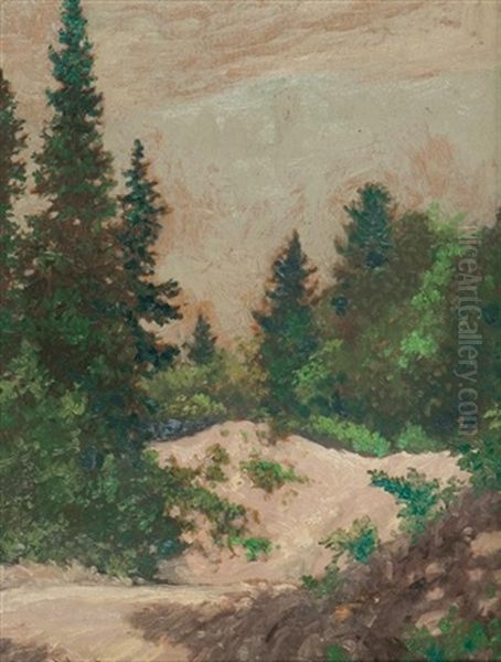 Hazy Day (georgian Bay) Oil Painting by Francis Hans Johnston