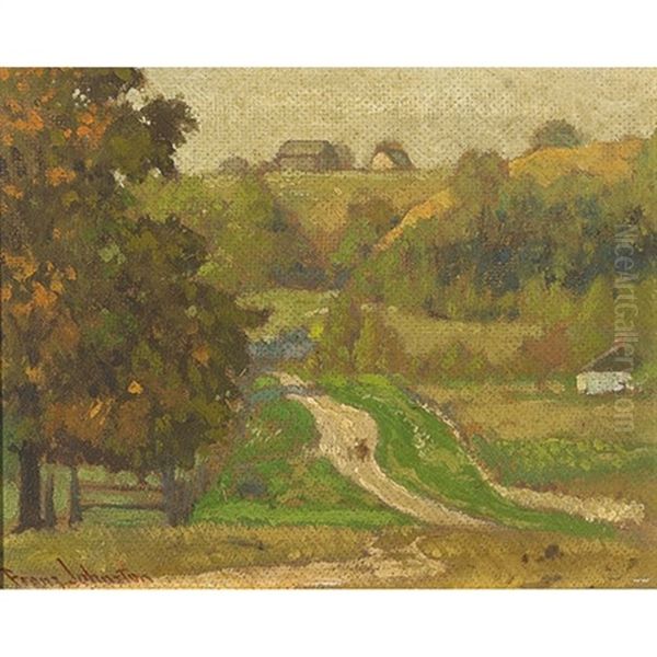 Winding Road Oil Painting by Francis Hans Johnston