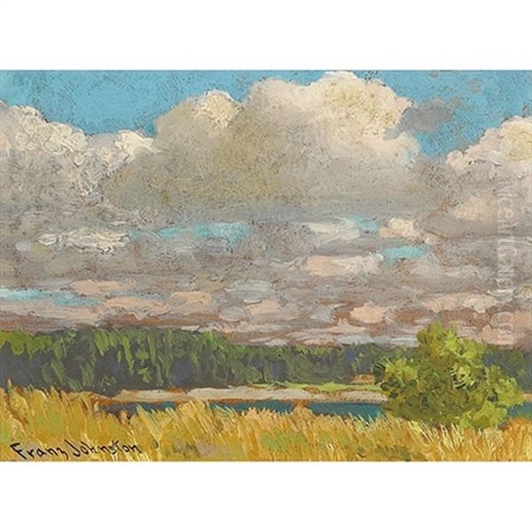 September Clouds, Georgian Bay Oil Painting by Francis Hans Johnston