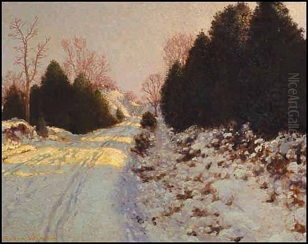 The Cozy Road Oil Painting by Francis Hans Johnston