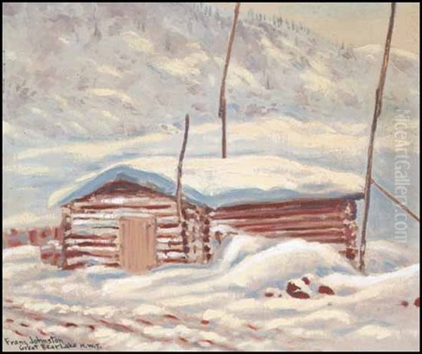 March Morning, Eldorado, Great Bear Lake, N.w.t. Oil Painting by Francis Hans Johnston