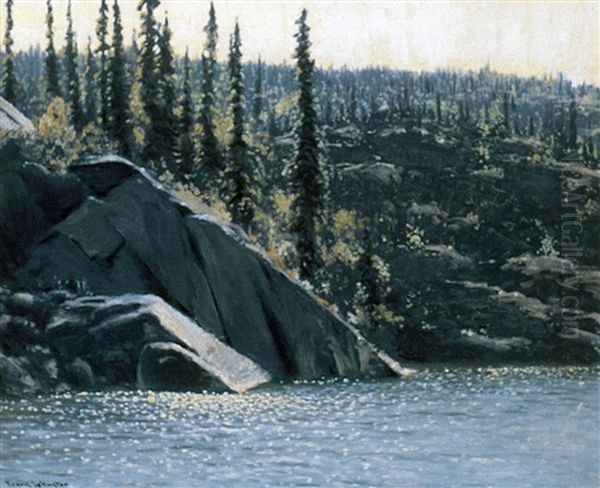 Mcalpine Channel, July Morning, Great Bear Lake by Francis Hans Johnston