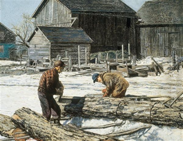 Spring Chores by Francis Hans Johnston