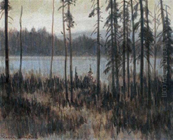 Northern Mists Oil Painting by Francis Hans Johnston