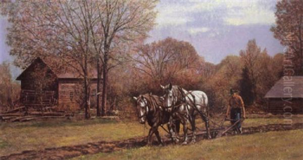 Spring Oil Painting by Francis Hans Johnston