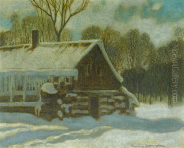 The Enchanted Cabin Oil Painting by Francis Hans Johnston