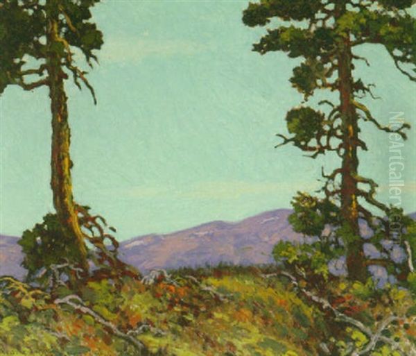 Great Bear Lake Oil Painting by Francis Hans Johnston