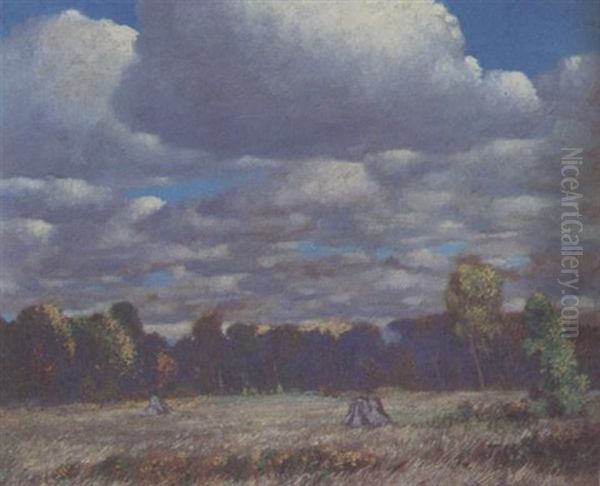 Silver Skies Oil Painting by Francis Hans Johnston