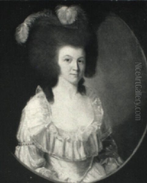 Portrait Of Anna Ivers by John Johnston