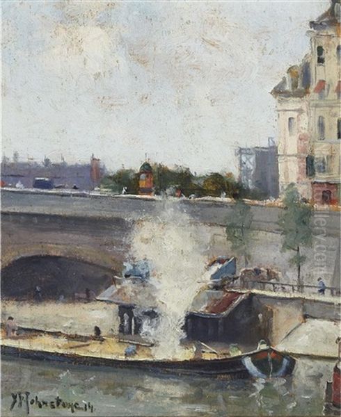 Paris, 1914 Oil Painting by John Young Johnstone