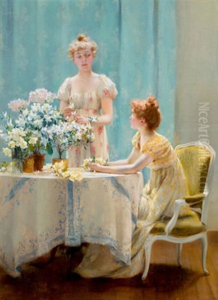 Finishing Touches Oil Painting by Francis Coates Jones