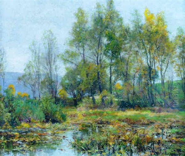 The Pond In Early Fall by Hugh Bolton Jones