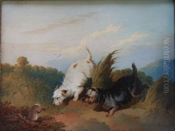 Hot Pursuit; Out Of Reach; Caught; The Victors (4 Works) Oil Painting by Paul Jones