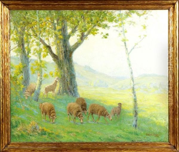 The Peaceful Pasture Oil Painting by Seth C. Jones