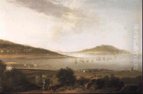 Dublin Bay Looking Towards The Hill Of Howth Oil Painting by William Jones