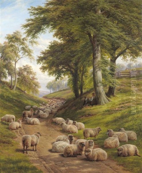 The End Of The Lane Oil Painting by Charles Jones