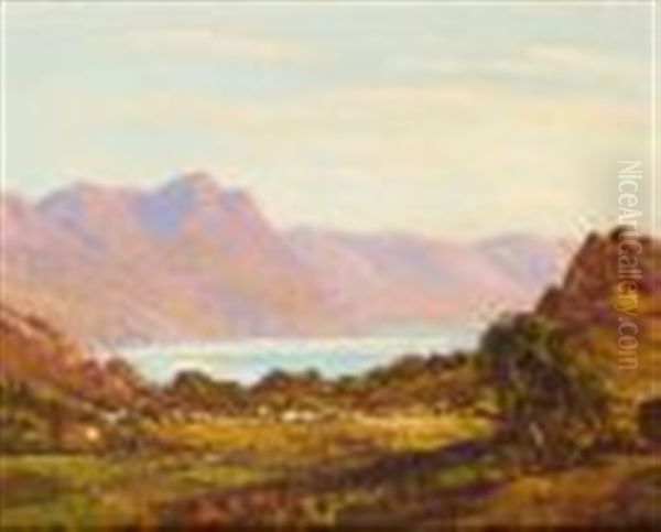 Hout Bay Oil Painting by Tinus de Jongh