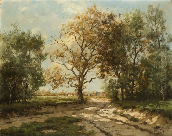 Strada Di Campagna Oil Painting by Tinus de Jongh