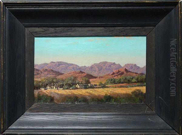 Sunset On The Mountains Oil Painting by Tinus de Jongh