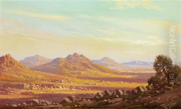 The Karoo Oil Painting by Tinus de Jongh