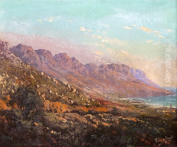 The Twelve Apostles, Cape Town Oil Painting by Tinus de Jongh