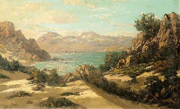 A View Of The Coast, Cape by Tinus de Jongh