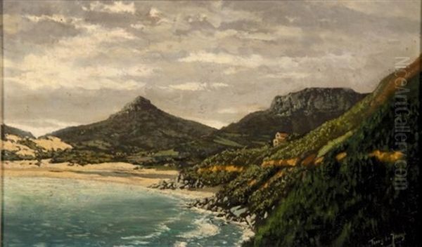 Cape Seascape Oil Painting by Tinus de Jongh