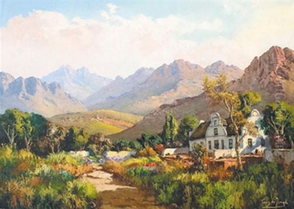 Near Montagu Oil Painting by Tinus de Jongh