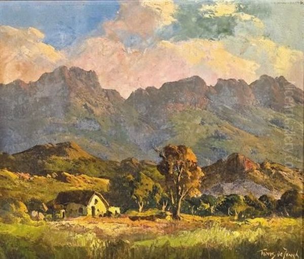 Near Suurbraak Oil Painting by Tinus de Jongh