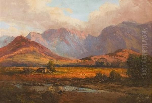 Slanghoek Oil Painting by Tinus de Jongh