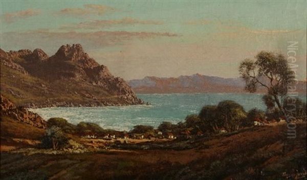 Hout Bay Oil Painting by Tinus de Jongh