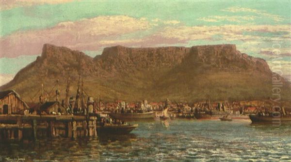 A View Of Table Bay Oil Painting by Tinus de Jongh