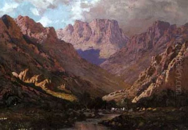 Kloof Oil Painting by Tinus de Jongh