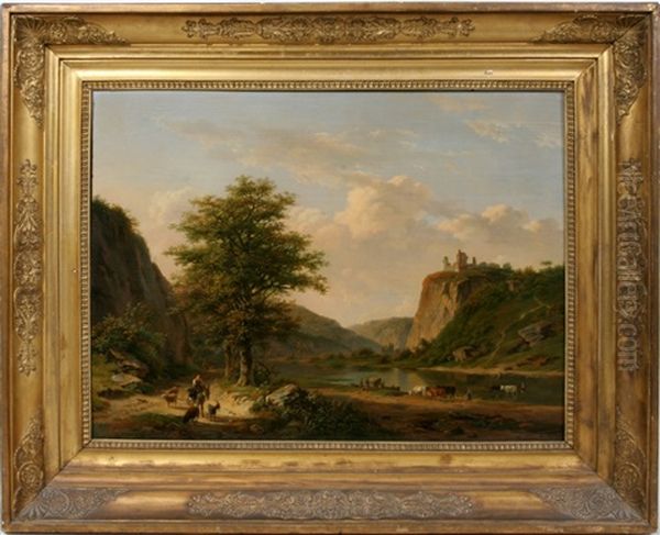 Landscape Oil Painting by Jean-Baptiste de Jonghe