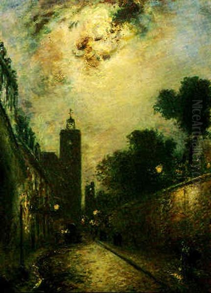 Rue De L'abbe De L'epee Oil Painting by Johan Barthold Jongkind