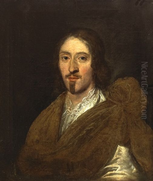 Matthew Plunkett, 5th Baron Of Louth Oil Painting by Cornelis Jonson Van Ceulen