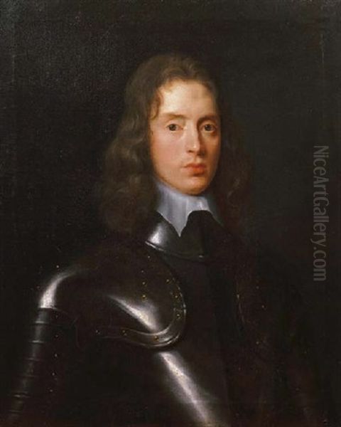 Portrait Of Robert Stephens Of Eastington Oil Painting by Cornelis Jonson Van Ceulen