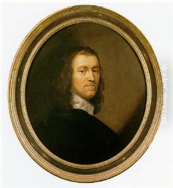 Portrait D'homme En Buste Oil Painting by Cornelis Jonson Van Ceulen