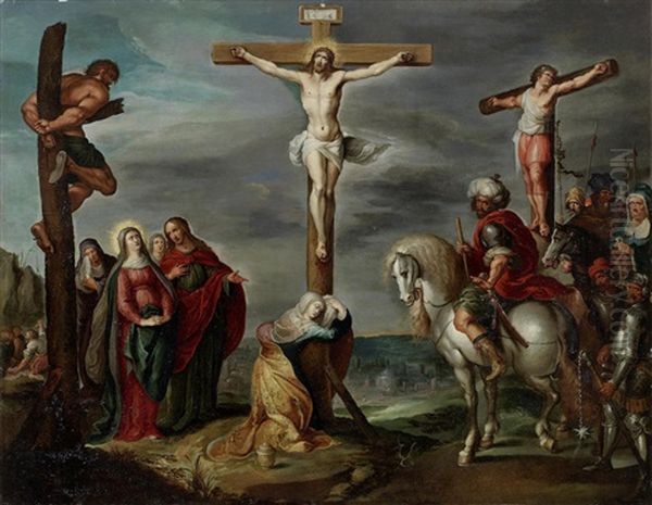 The Crucifixion by Hans Jordaens III