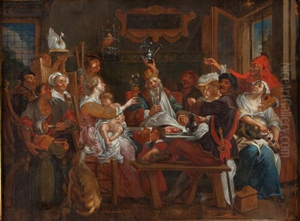 Krol Pije Oil Painting by Jacob Jordaens