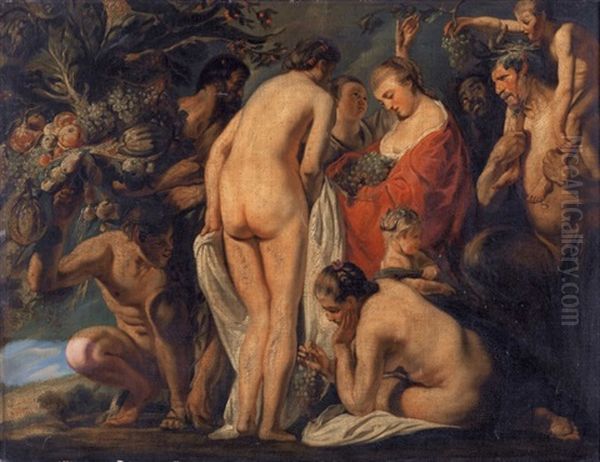 Allegorie De La Fertilite De La Terre Oil Painting by Jacob Jordaens